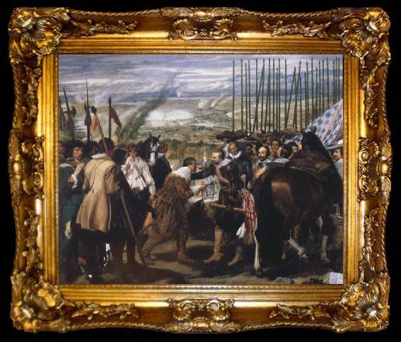 framed  Diego Velazquez The Surrender of Breda, ta009-2